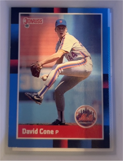 1988 Donruss #653 David Cone — front