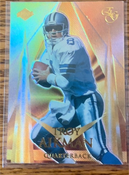 2000 Collector's Edge Golden Edge #GE10 Troy Aikman — front
