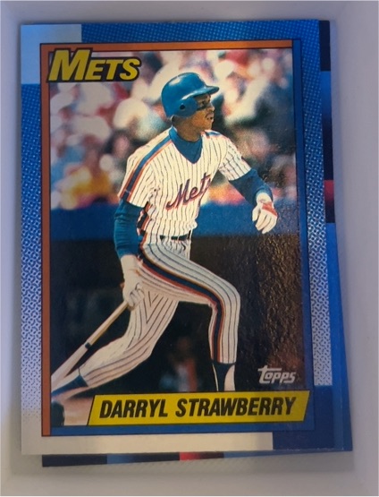 1990 Topps #600 Darryl Strawberry — front