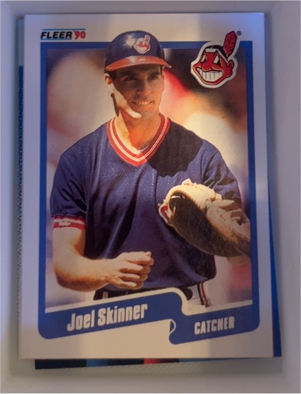 1990 Fleer #501 Joel Skinner — front