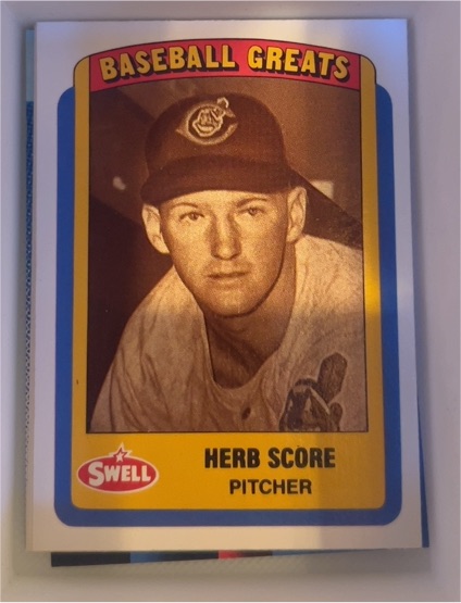 1990 Swell Baseball Greats #32 Herb Score — front