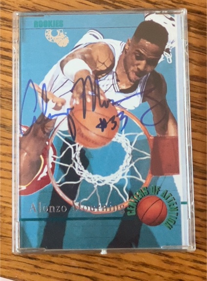 1995 Classic Rookies #107 Alonzo Mourning — front