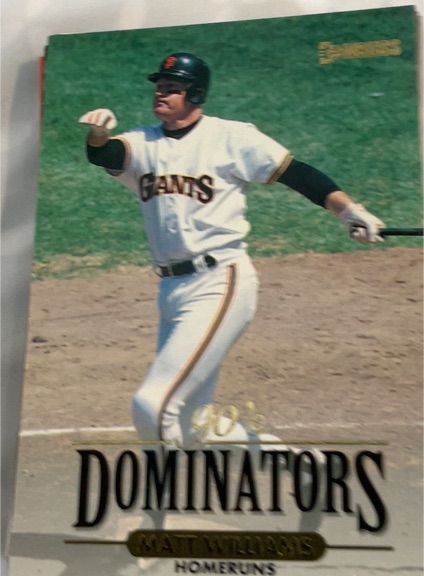 1994 Donruss #4 Matt Williams 90's Dominators: Homeruns — front