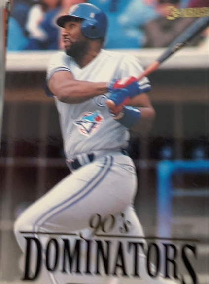 1994 Donruss #5 Joe Carter 90's Dominators: Homeruns — front