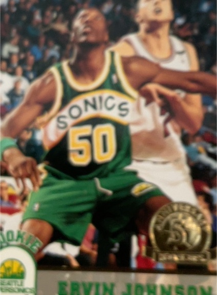 1993-94 Hoops #409 Ervin Johnson — front