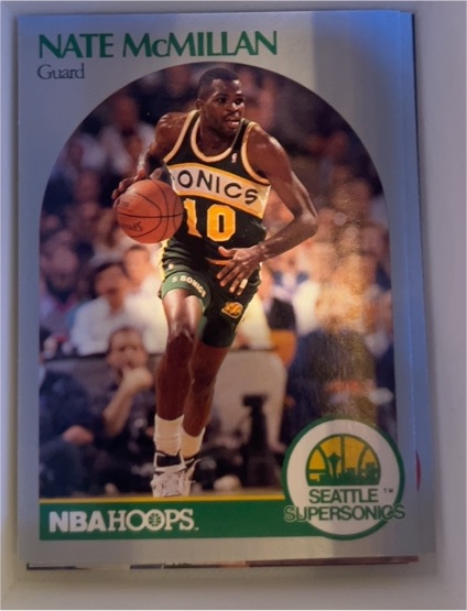 1990-91 Hoops #282 Nate McMillan — front