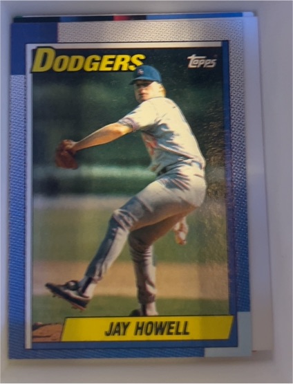 1990 Topps #40 Jay Howell — front