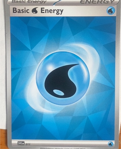 2024 Pokémon Scarlet & Violet Basic Water Energy #011 — front