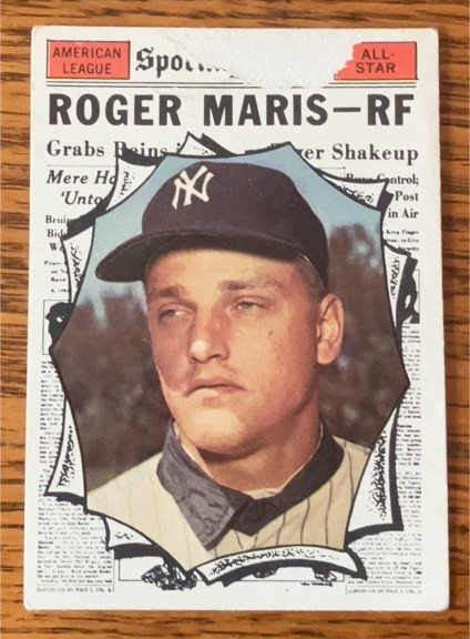 1961 Topps #576 Roger Maris — front