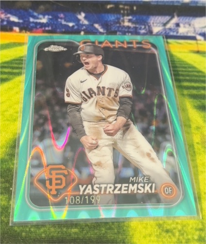 2024 Topps Chrome #87 Mike Yastrzemski — front