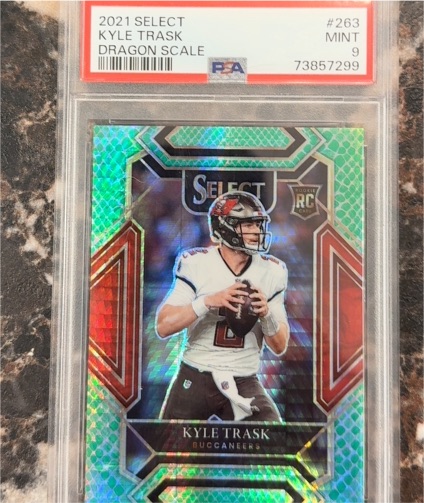 2021 Panini Select #263 Kyle Trask Dragon Scale — front