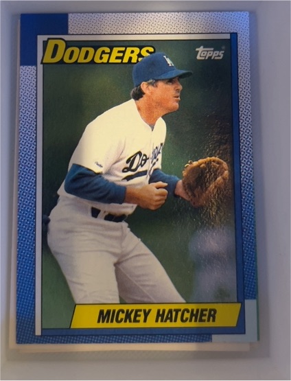 1990 Topps #226 Mickey Hatcher — front