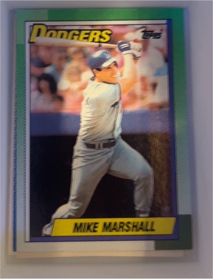 1990 Topps #198 Mike Marshall — front