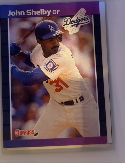 1989 Donruss #314 John Shelby — front