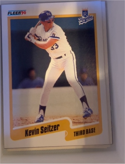 1990 Fleer #117b Kevin Seitzer — front