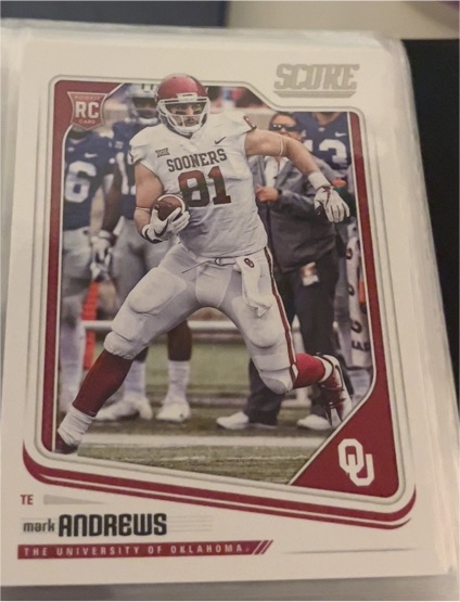 2018 Panini Score #378 Mark Andrews — front