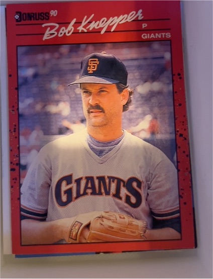 1990 Donruss #485 Bob Knepper — front