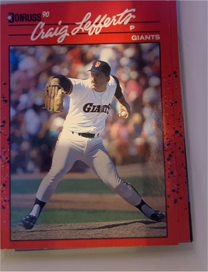 1990 Donruss #376 Craig Lefferts — front