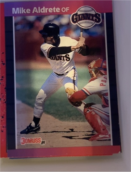 1989 Donruss #140 Mike Aldrete — front