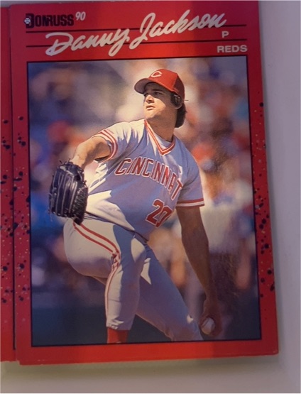 1990 Donruss #80 Danny Jackson Cincinnati Reds — front