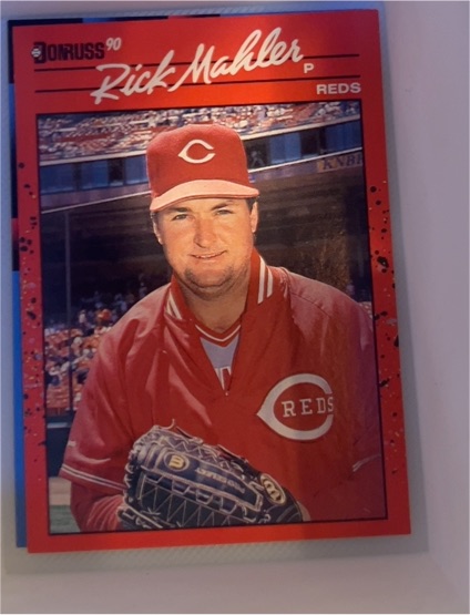 1990 Donruss #375 Rick Mahler — front