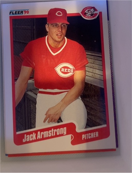 1990 Fleer #412 Jack Armstrong — front