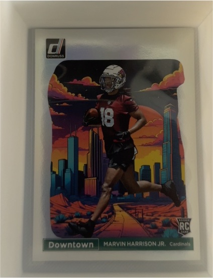 2024 Panini Donruss #12 Marvin Harrison Jr. Downtown — front