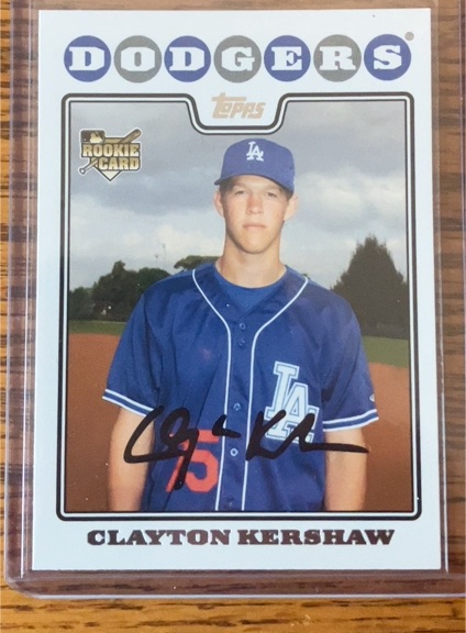 2008 Topps Update #UH240 Clayton Kershaw — front