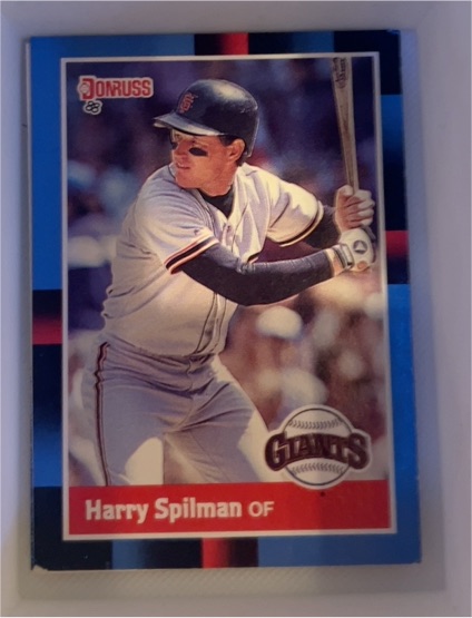 1988 Donruss #607 Harry Spilman — front