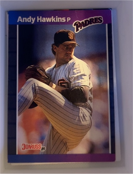 1989 Donruss #583 Andy Hawkins — front