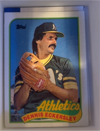 1989 Topps #370 Dennis Eckersley — front