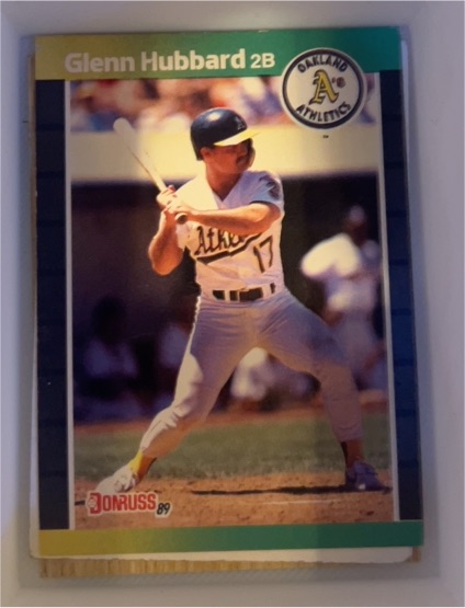 1989 Donruss #568 Glenn Hubbard — front