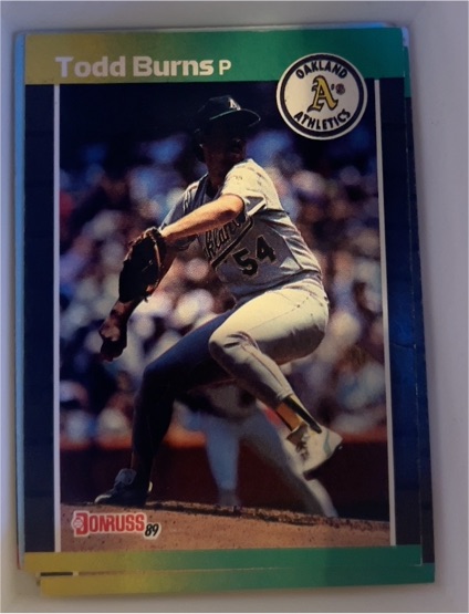 1989 Donruss #564 Todd Burns — front