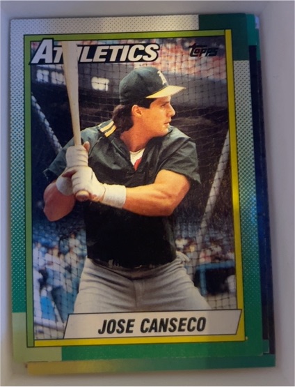 1990 Topps #250 Jose Canseco — front
