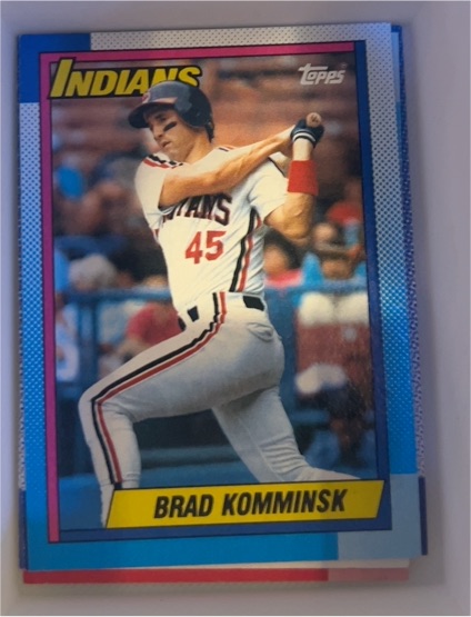 1990 Topps #476 Brad Komminsk — front
