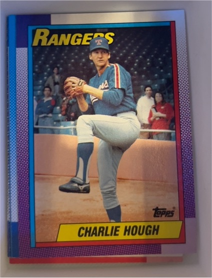 1990 Topps #735 Charlie Hough — front