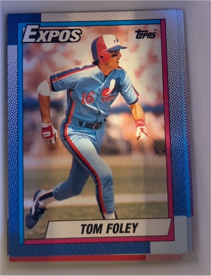 1990 Topps #341 Tom Foley — front