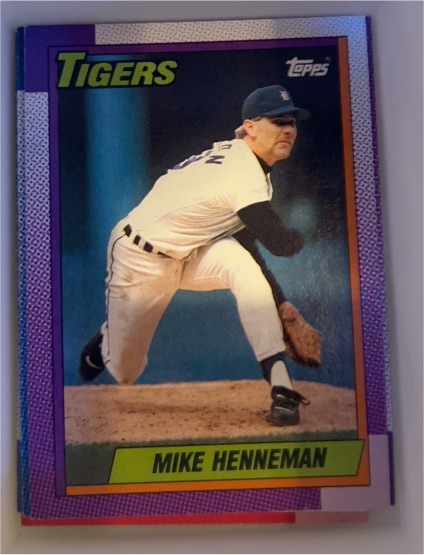 1990 Topps #177 Mike Henneman — front