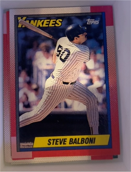 1990 Topps #380 Steve Balboni — front