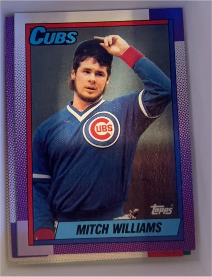 1990 Topps #520 Mitch Williams — front