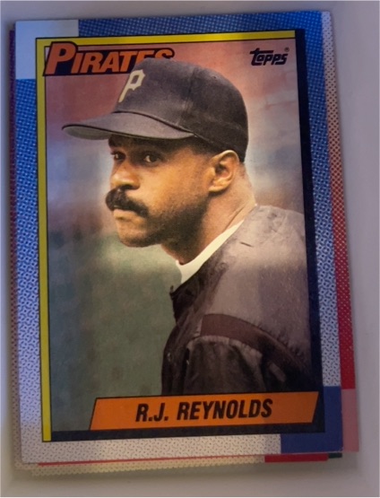 1990 Topps #592 R.J. Reynolds — front