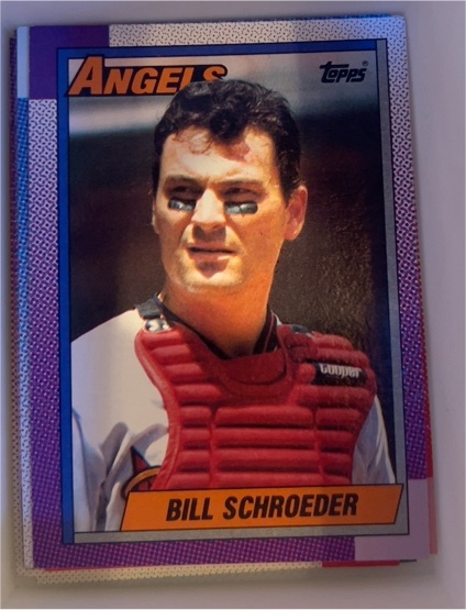 1990 Topps #244 Bill Schroeder — front