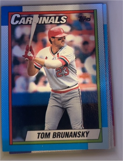 1990 Topps #409 Tom Brunansky — front