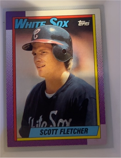 1990 Topps #565 Scott Fletcher — front