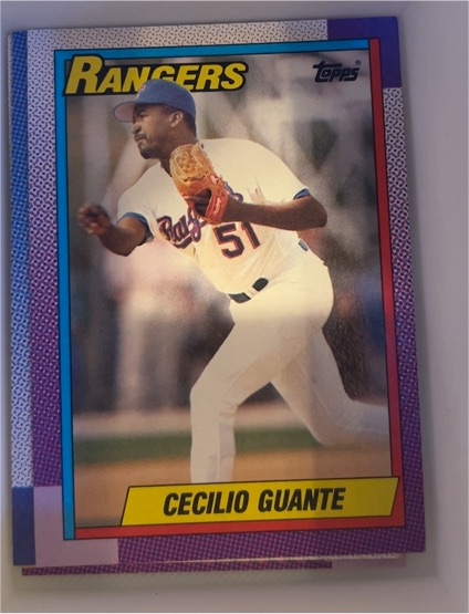 1990 Topps #532 Cecilio Guante — front