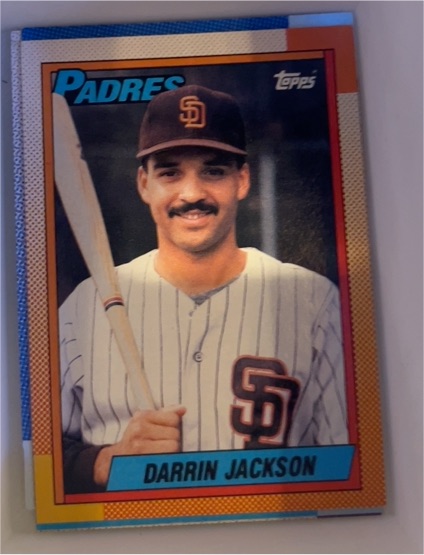 1990 Topps #624 Darrin Jackson — front