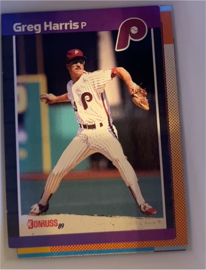 1989 Donruss #548 Greg Harris — front