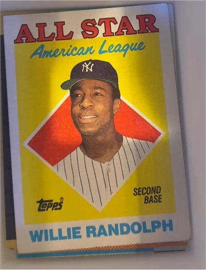 1988 Topps #387 Willie Randolph — front