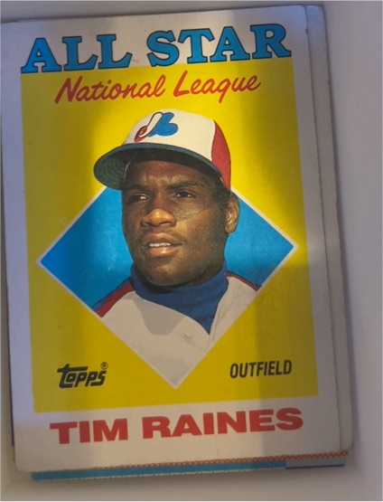 1988 Topps #403 Tim Raines — front