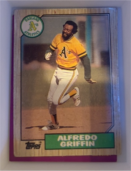 1987 Topps #111 Alfredo Griffin — front